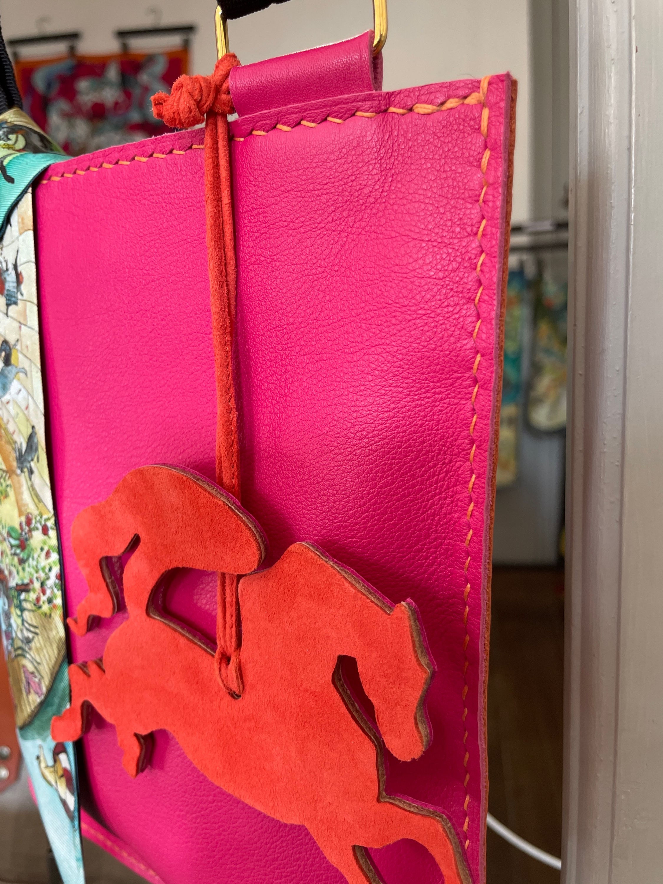 CHARM Fuchsia/Orange bag