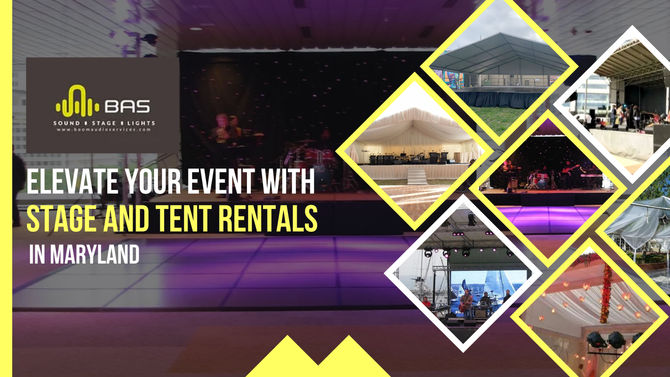 Elevate Your Event with Stage and Tent Rentals in Maryland