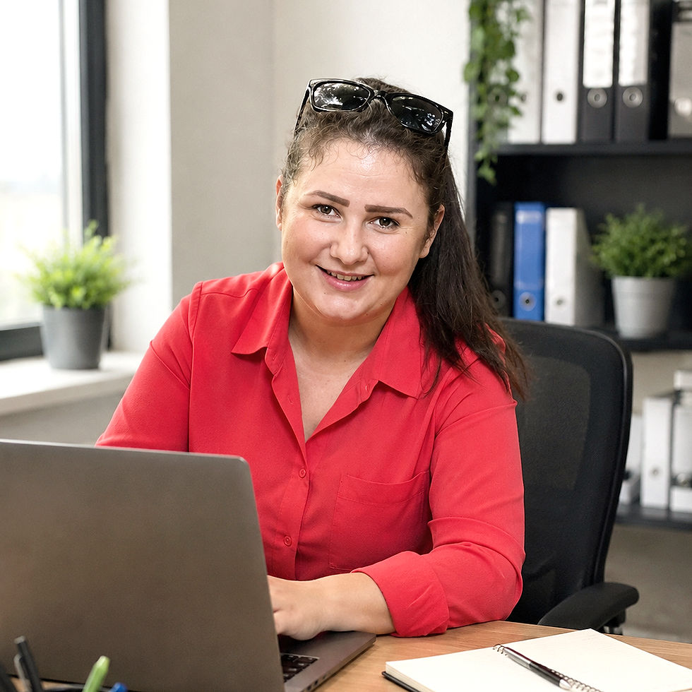 Cristina Borza die Leiterin der Finanzabteilung der Firma Borza Fenster Sulzemoos