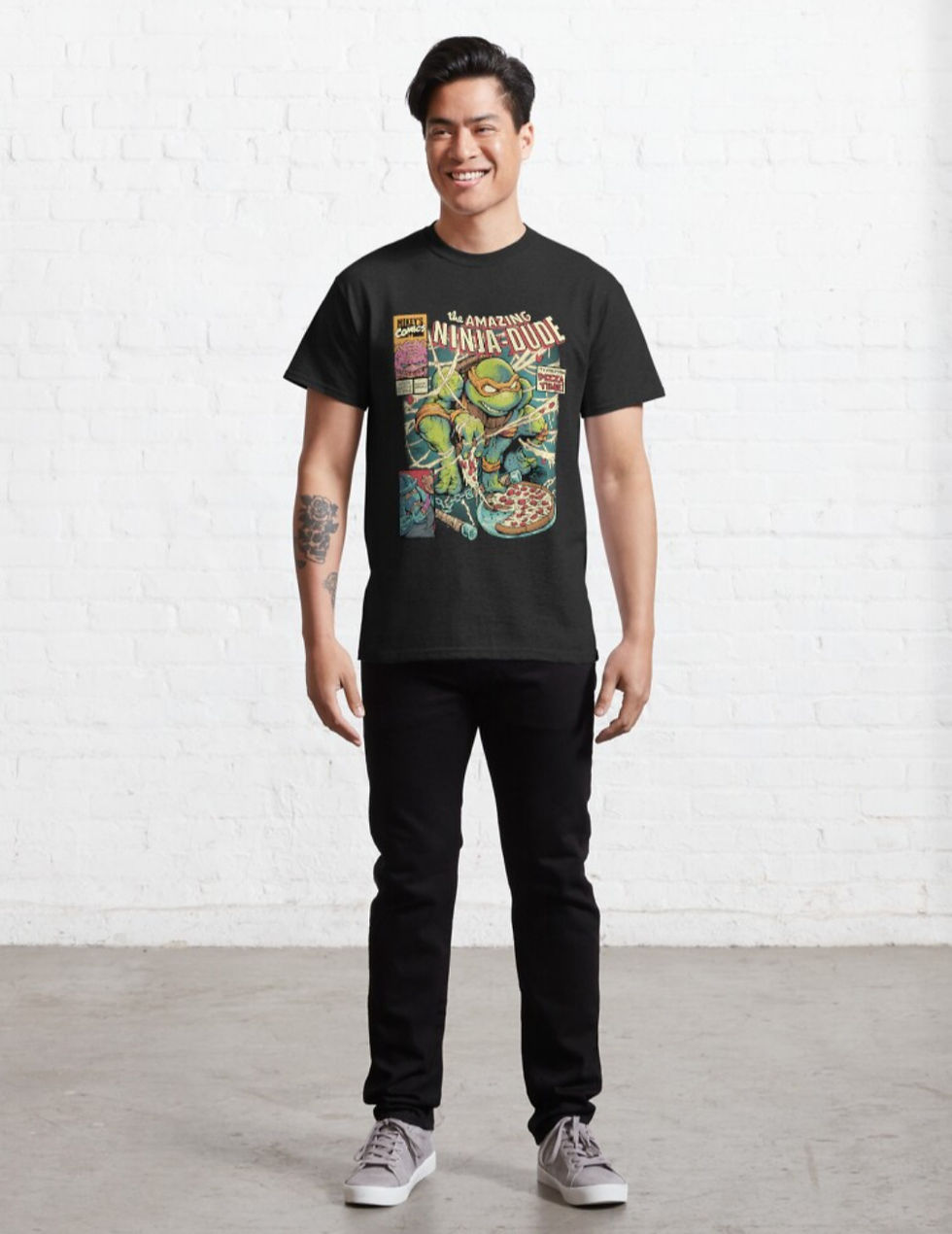 Miniatura: Camisetas Clásicas Unisex ( Ninja )