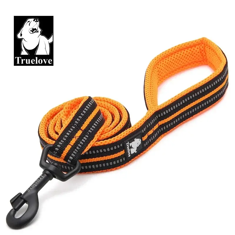 Miniature : Soft Pet Leash with Reflective Nylon Mesh and Padded Handle