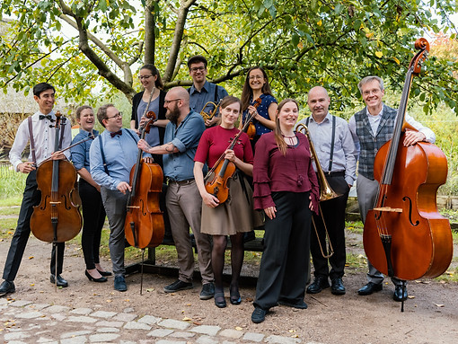 Gruppenfoto Salonorchester Presto Rosso