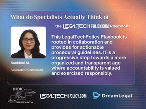 Sankhini M on LegalTechPolicy.com Playbook Ver. 1.0