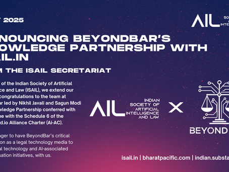 Announcing BeyondBar’s knowledge partnership with ISAIL.IN