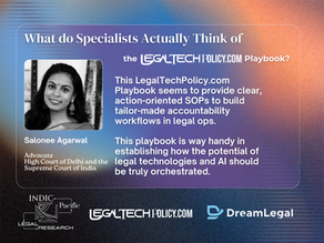 Salonee Agarwal on LegalTechPolicy.com Playbook Ver. 1.0