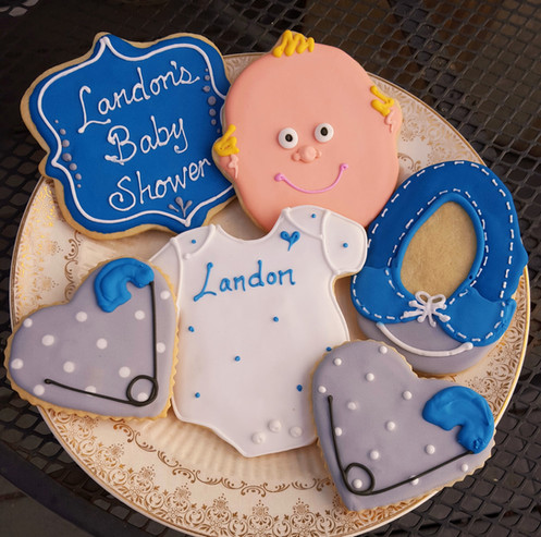 Diaper Pin Cookies