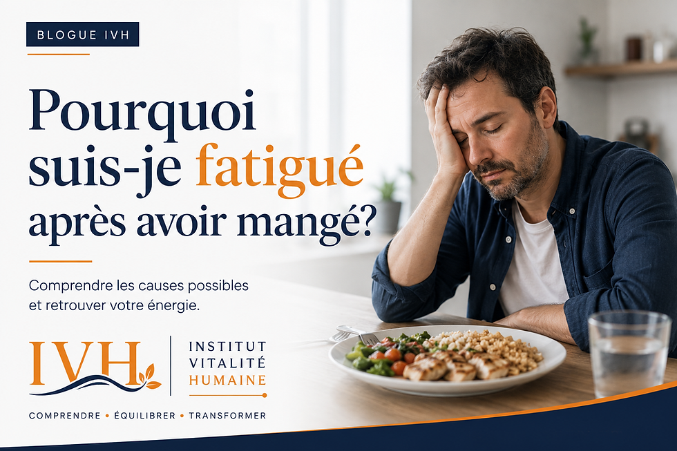 Pourquoi suis-je fatigué après avoir mangé