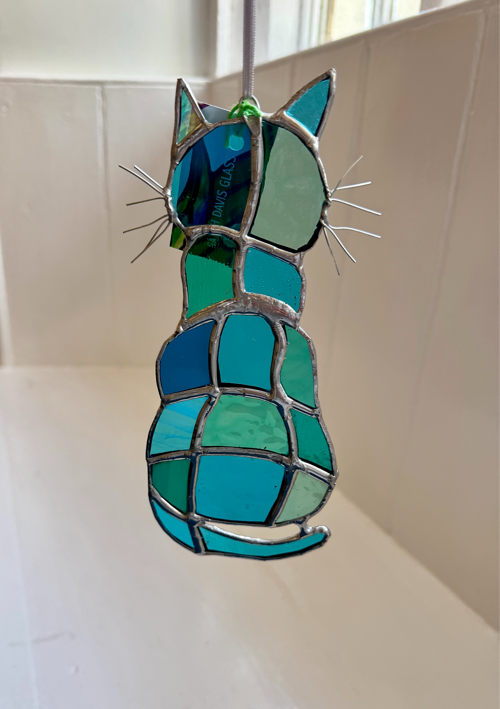 Thumbnail: Stained Glass cat by Sarah Davis