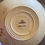 Thumbnail: Base of wooden bowl with words saying Cotswold Woodturning and Kaya Nut