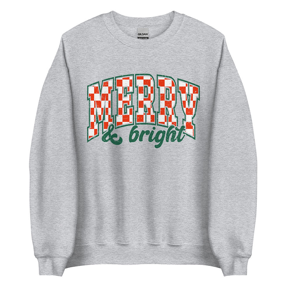 Sweatshirt Merry & Bright