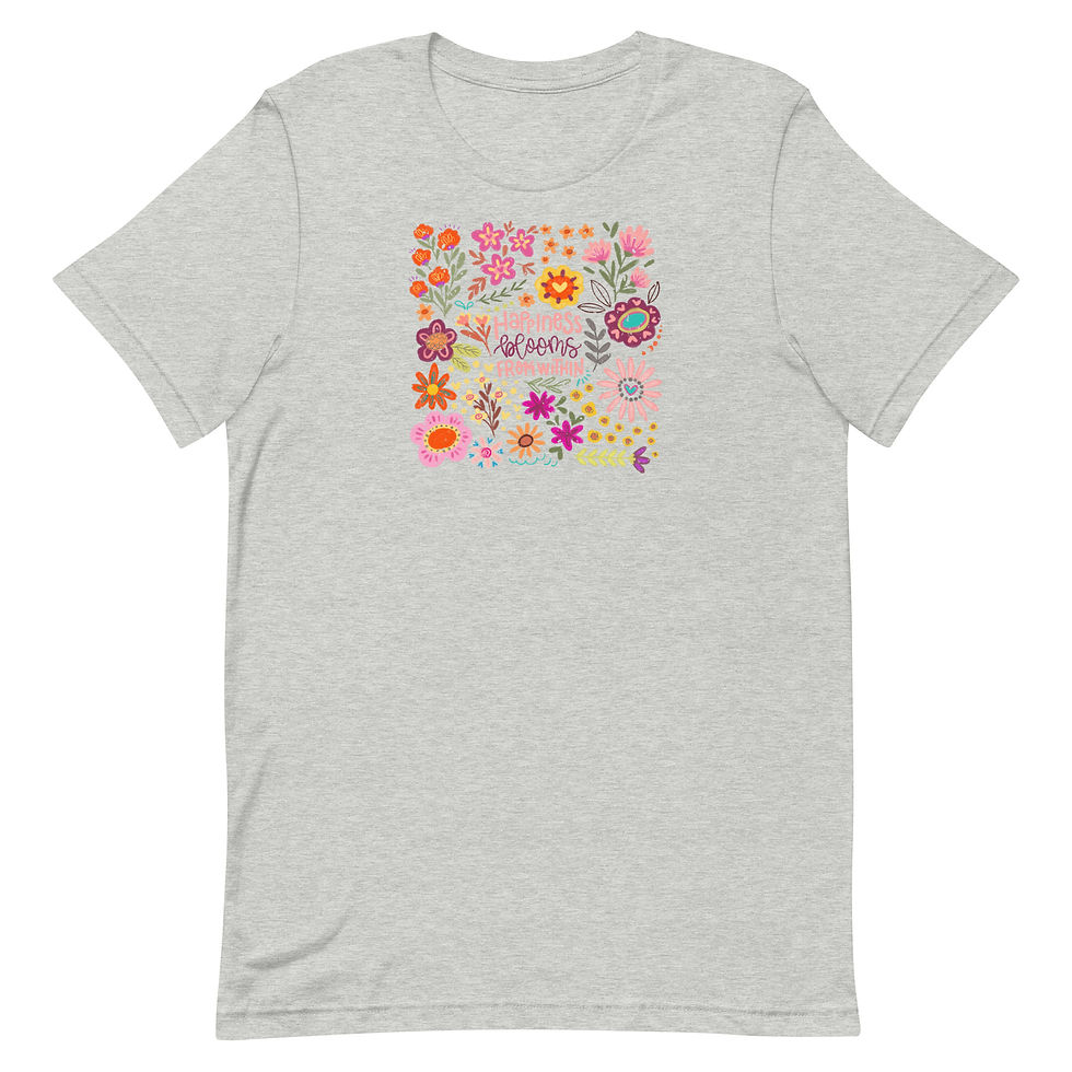 Thumbnail: Happiness Blooms Unisex T-Shirt