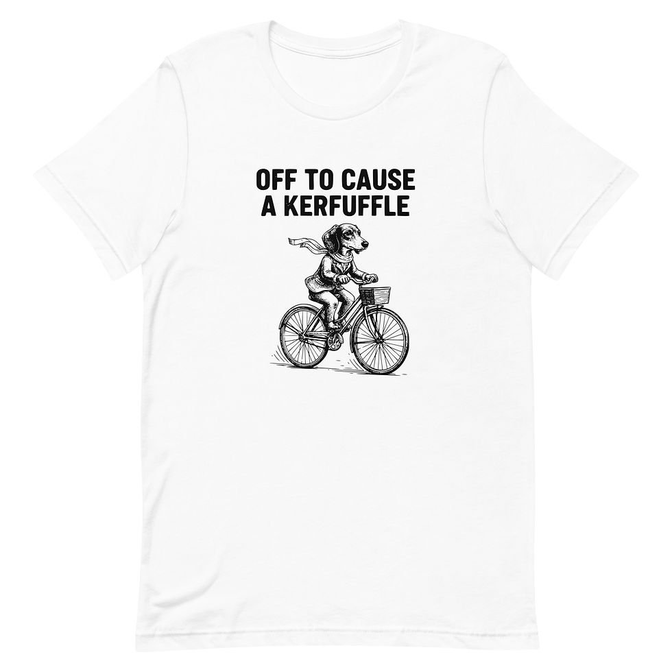 Thumbnail: Kerfuffle Black Unisex T-Shirt