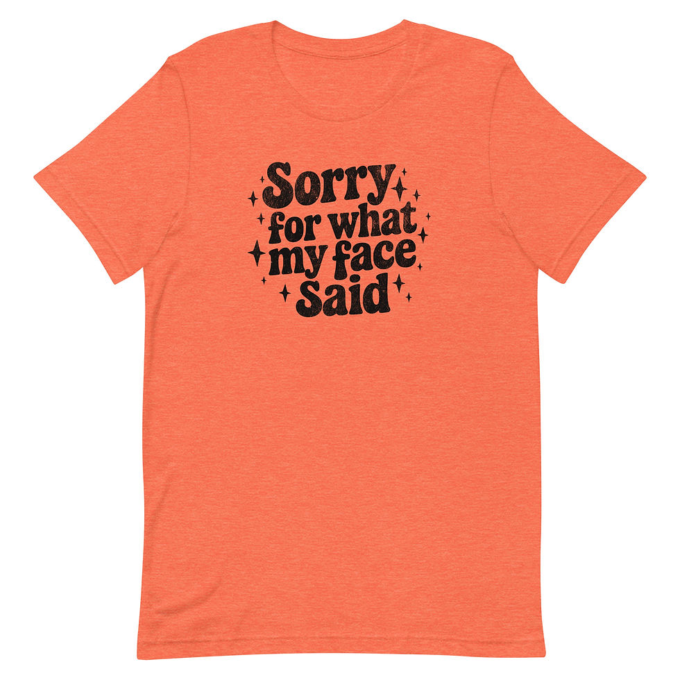 Thumbnail: Face Said Black Unisex T-Shirt