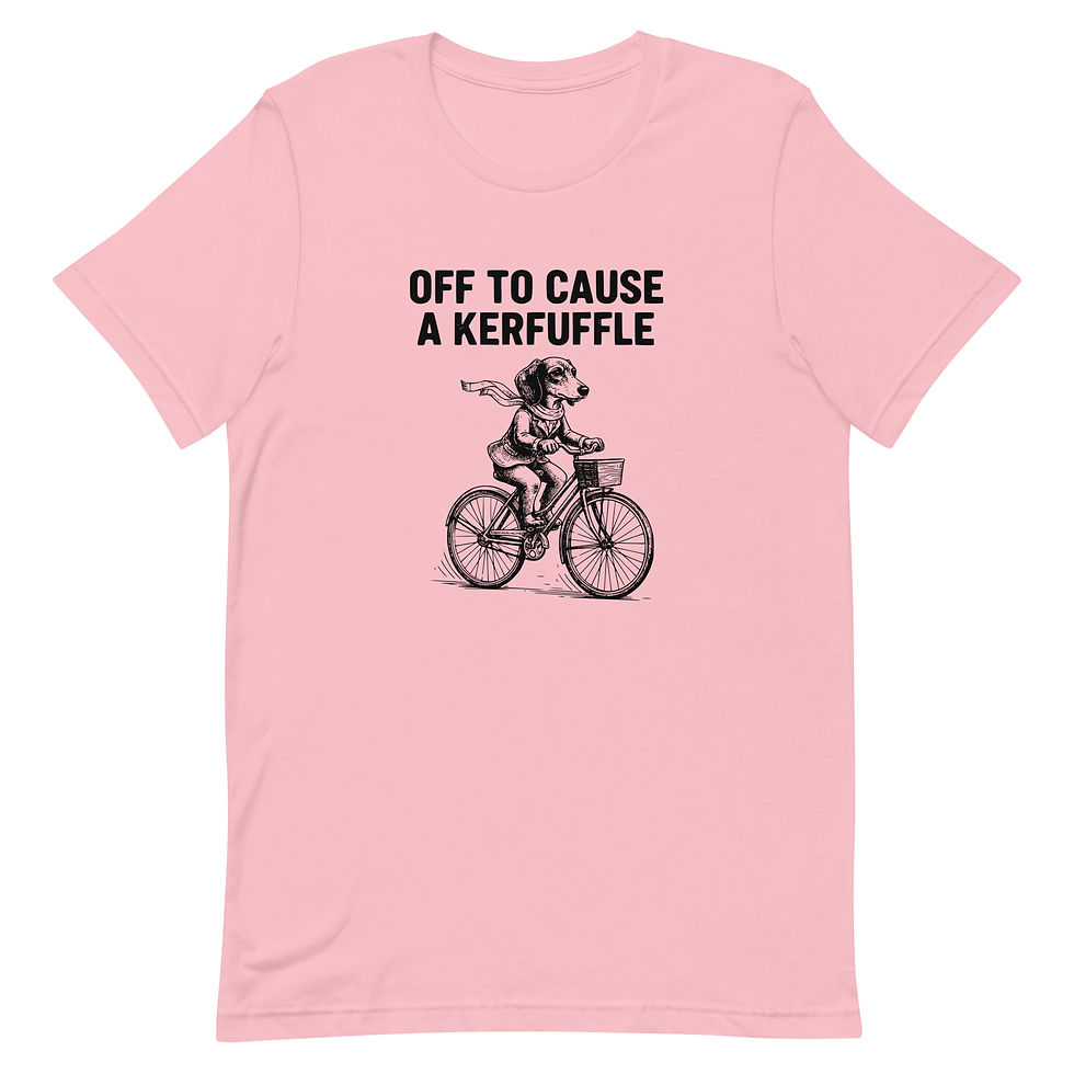Thumbnail: Kerfuffle Black Unisex T-Shirt
