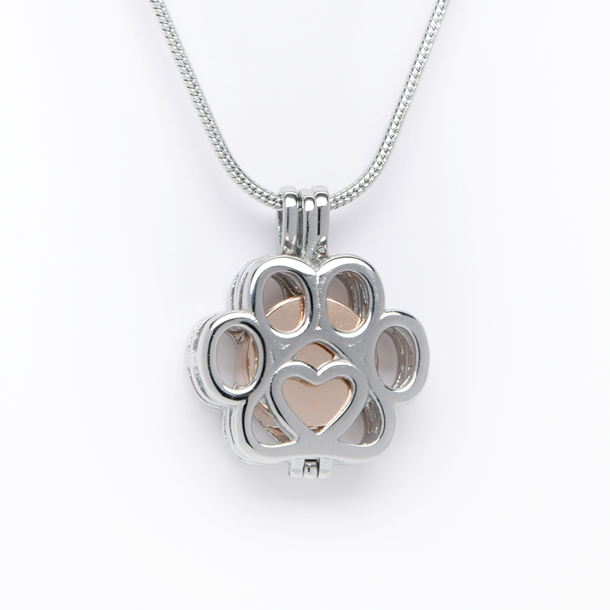 Thumbnail: J-260 Gold/Silver/RoseGold Paw Locket