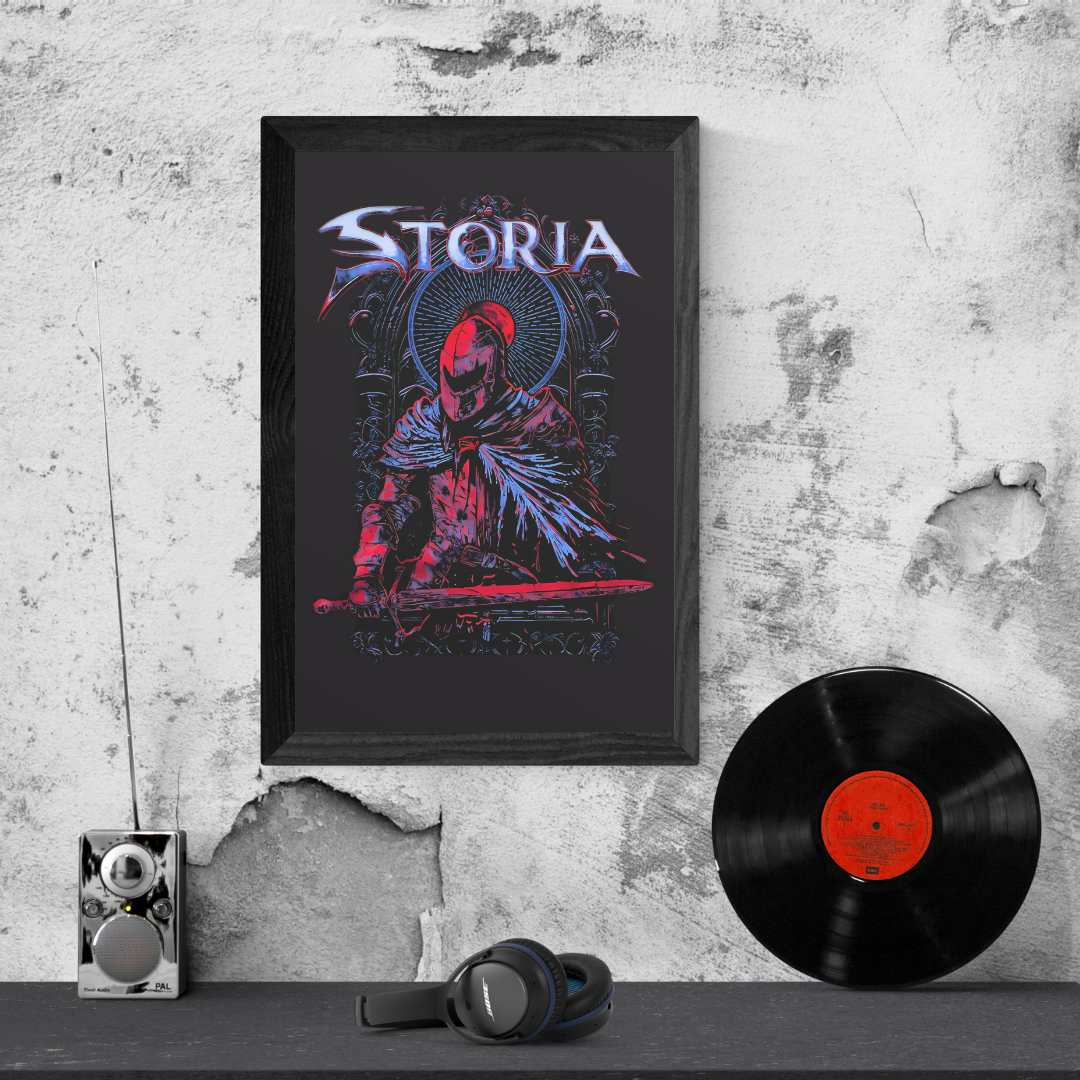 Mockup of Revenant poster A3 size