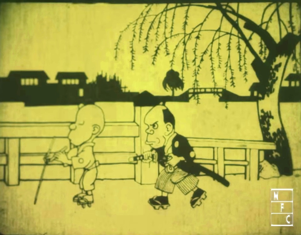 O lançamento de “Namakura-katana” foi usado como marco de origem da animação japonesa.