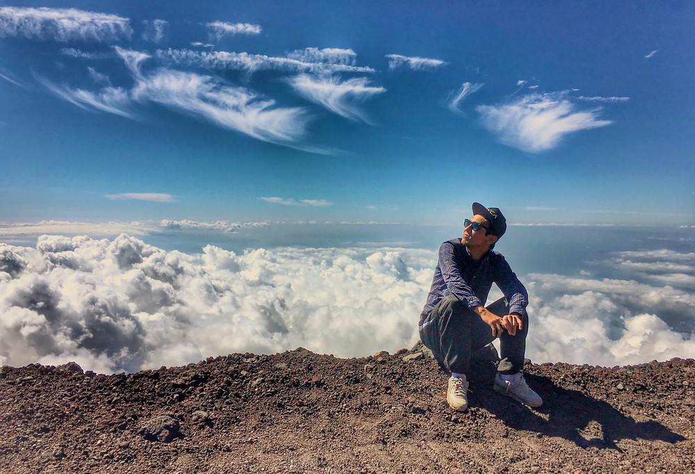 Marcel já subiu o Fuji seis vezes. (foto: acervo pessoal)