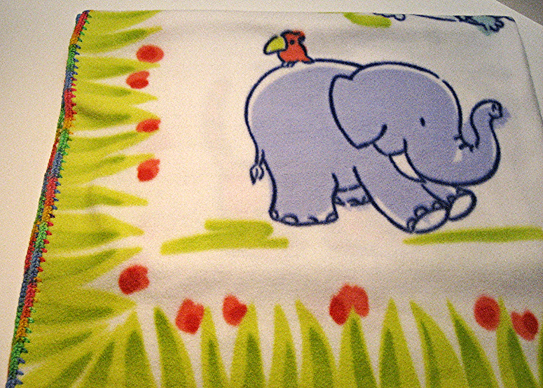 Thumbnail: Baby Jungle Animals Panel (56" x 48")