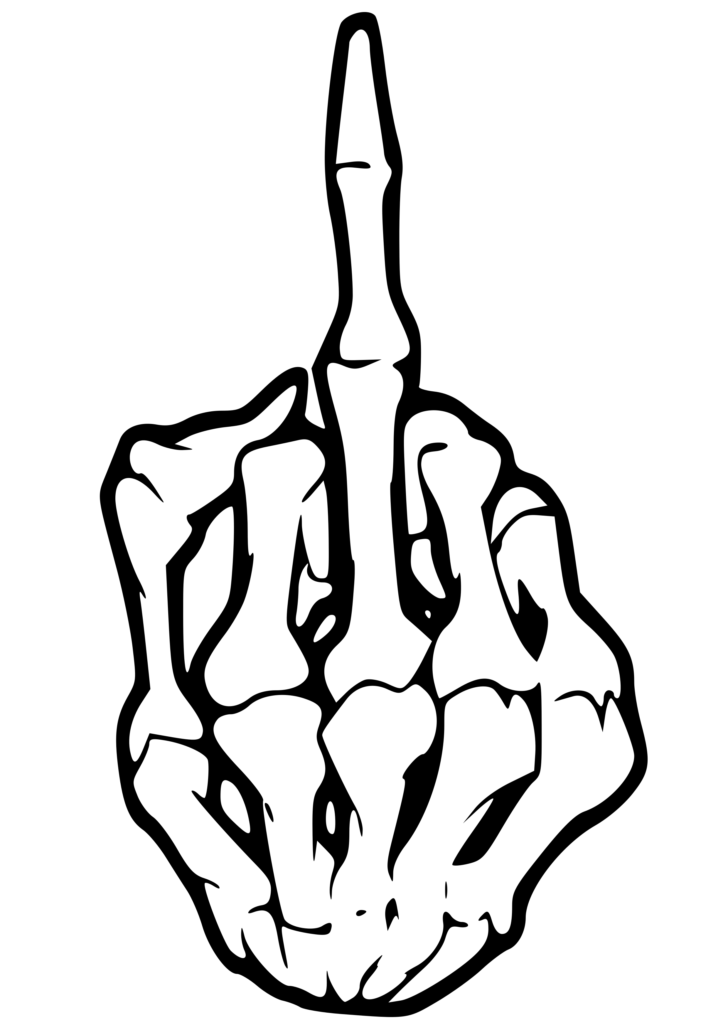 skelly f**k you car decal