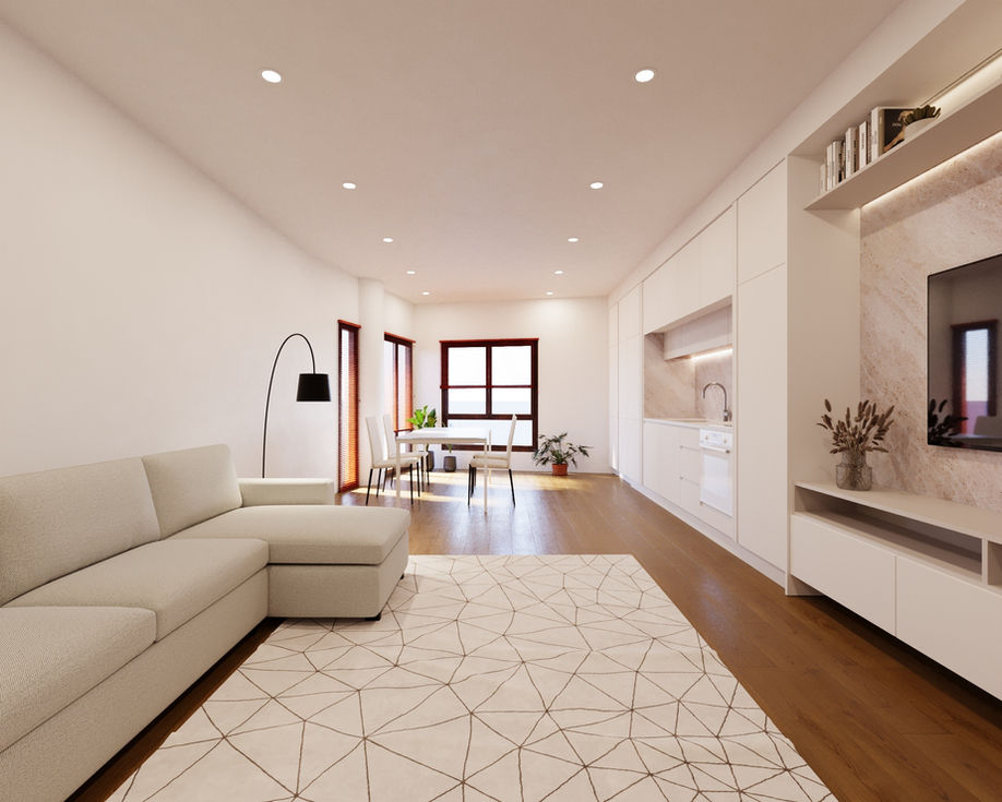 Renovação interior de apartamento.