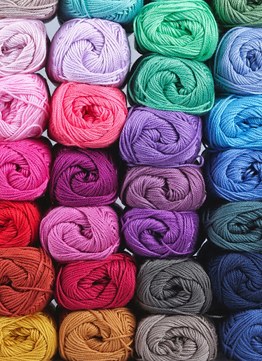 Colorful yarn