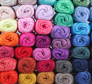 Colorful yarn