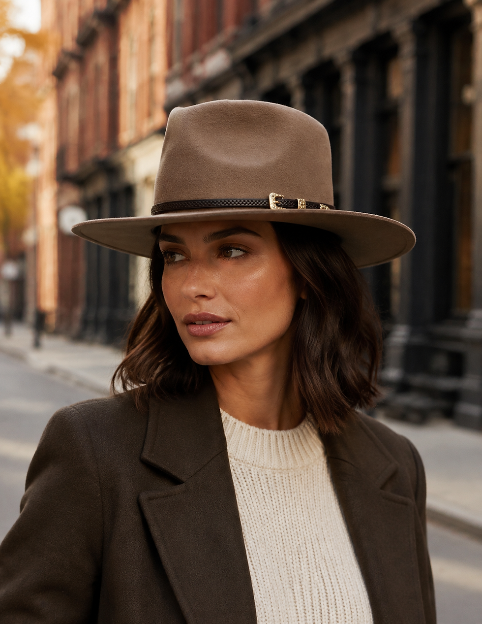 Thumbnail: Men’s Wool Felt Fedora Hat