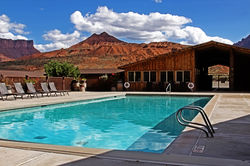 Pool at Red Cliff's Lodge