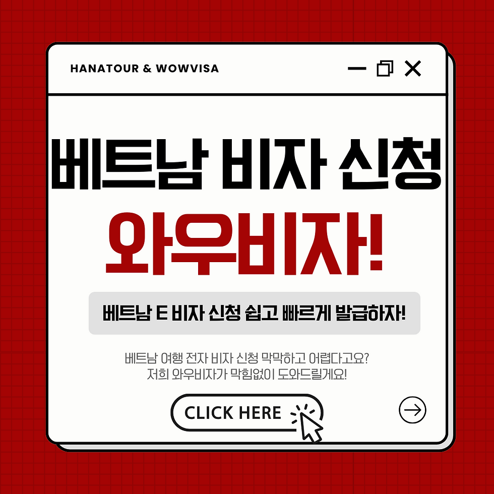 중국 교포 베트남 비자, 베트남 비자 발급, 베트남 비자 신청, 중국인 베트남 여행, 와우비자