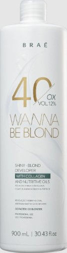 Braé Wanna Be Blond 12% - Água Oxigenada 40 Volumes 900ml