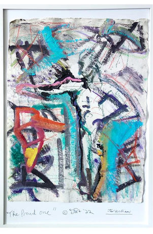 The Proud one, mixed media, 20 x30 inches,SOLD