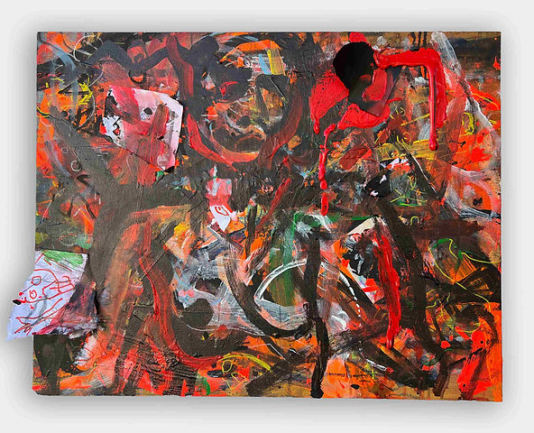 Fantastic demon journey_22x32 inches_acrylic_ collage on canvas (1).jpg