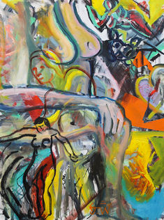 “Aphrodite on Patmos”,oil on canvas,  50″x40″ inches framed(127x101,6cm).jpg