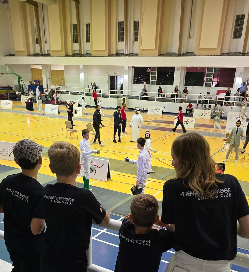 Knightsbridge Fencers attending UAE Cup 1