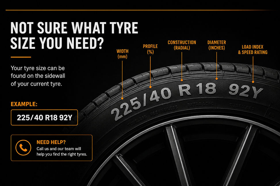 tyre size