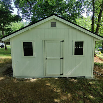 Wooden shed metal roof Huntsville AL