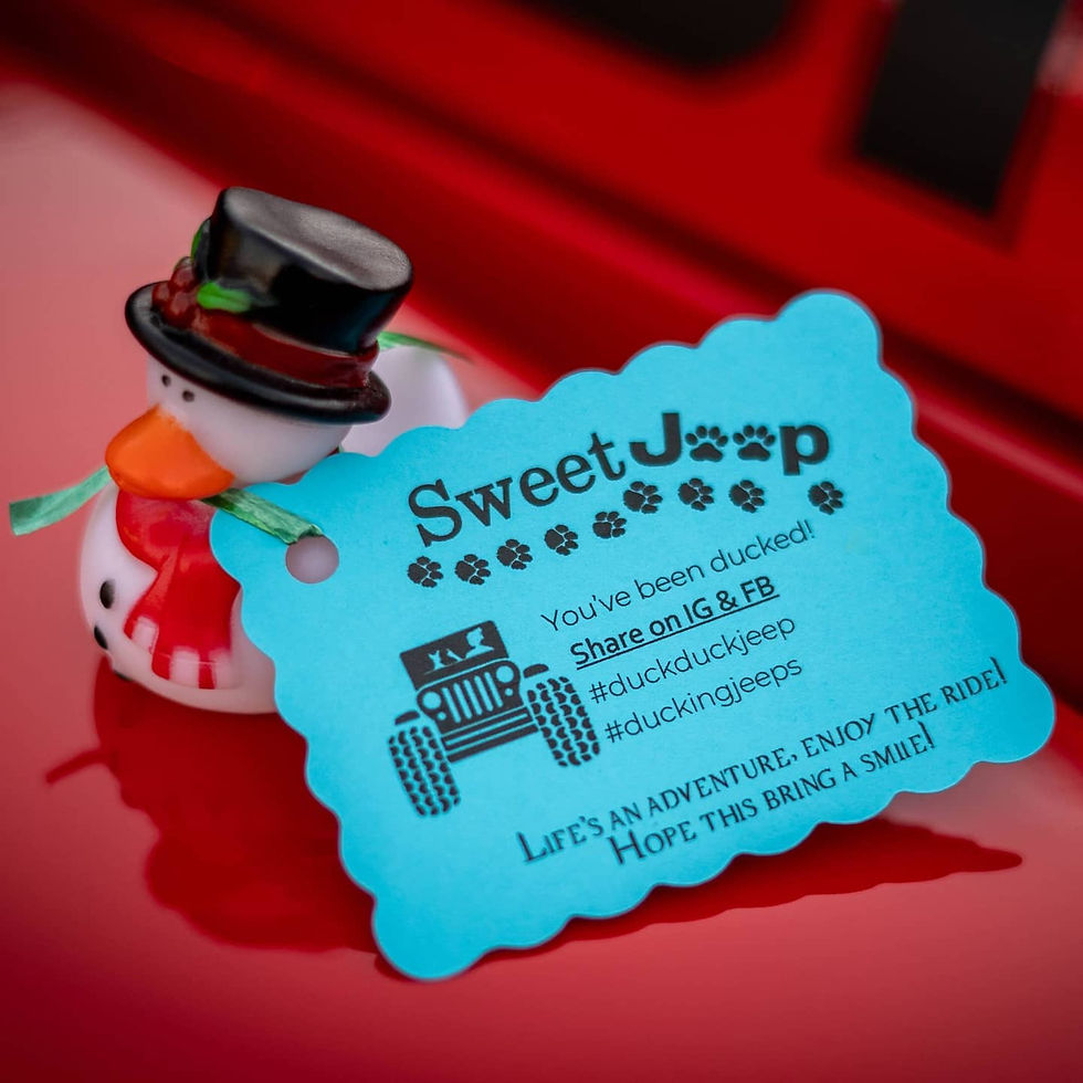 Thumbnail: Sweet Jeep Duck Tag