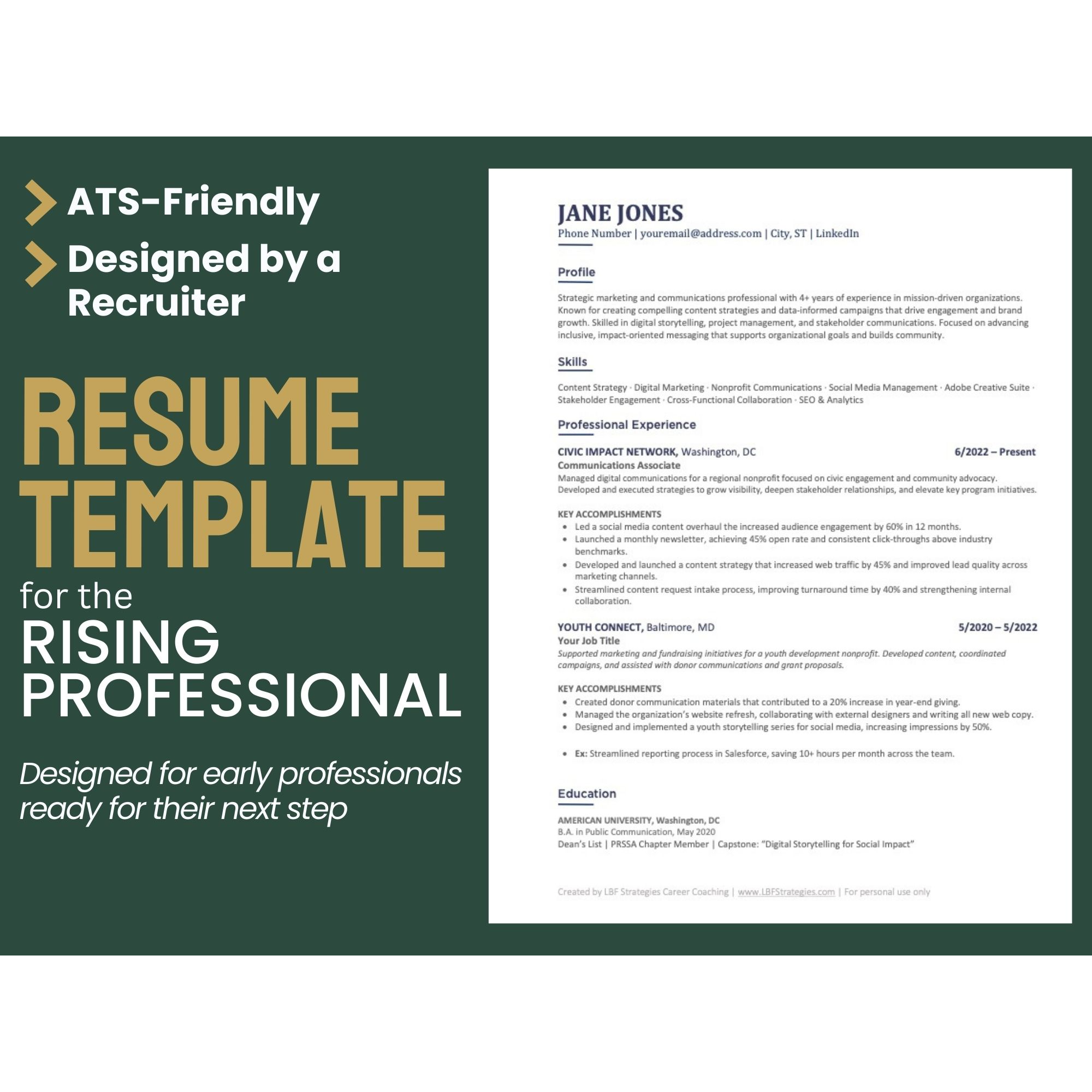 Rising Professional – Resume Toolkit