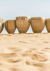 Drums op zand