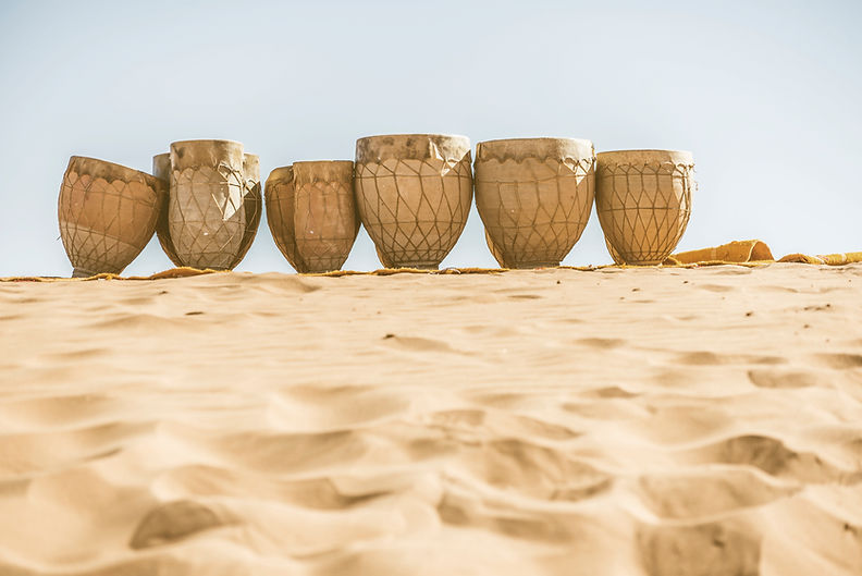 Drums on Sand
