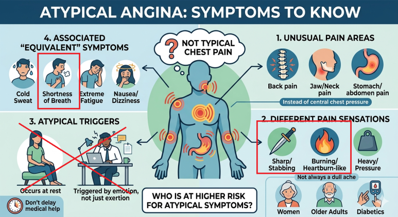노작성으로 숨은 찬데 따끔거리고 타는 느낌? 비정형적이나 약제반응 확인 후 의뢰; 개흉하여 관상동맥 우회수술을 받은것을 확인 - 동대문구 답십리, 전농동, 우리안애 우리안愛 내과