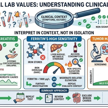 Abnormal Lab Values: When Testing May Be Unnecessary "이상 검사 수치: 추가 검사가 불필요할지도"