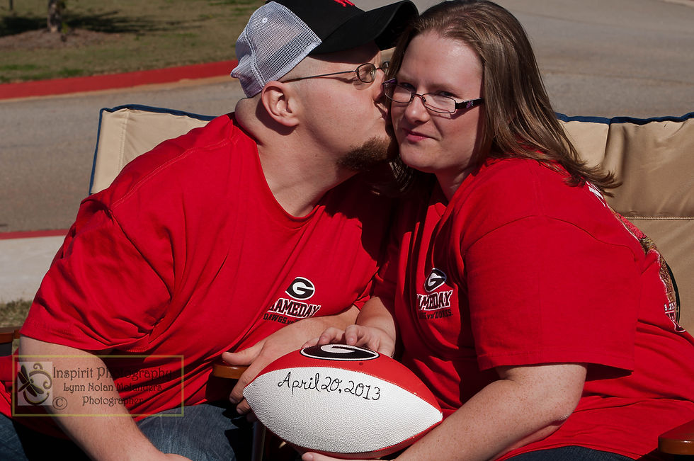 Cassie and Eric UGA Fans