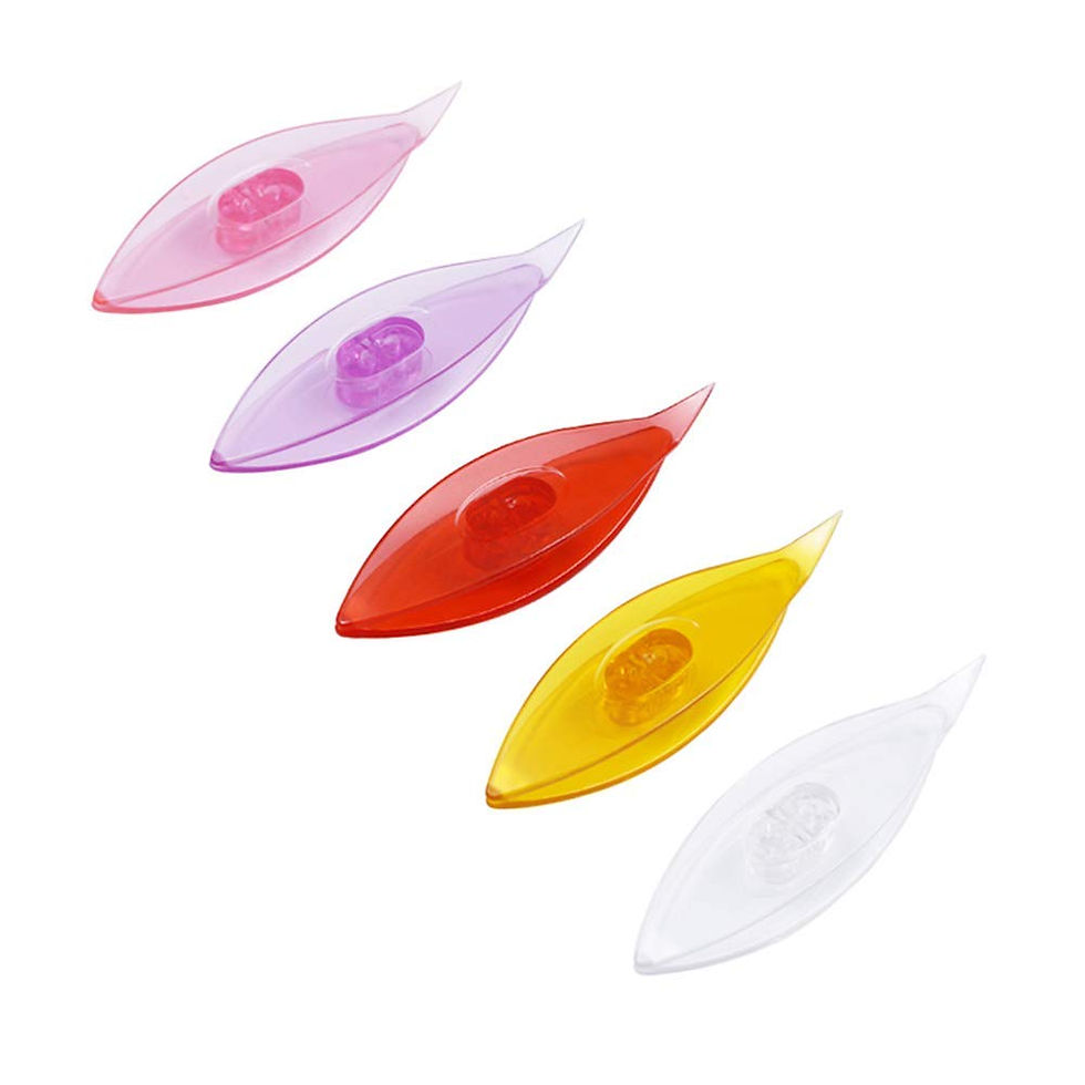 Thumbnail: Multicolor Plastic Tatting Shuttles for Hand Lace Making Tool Craft (Pack of 2)