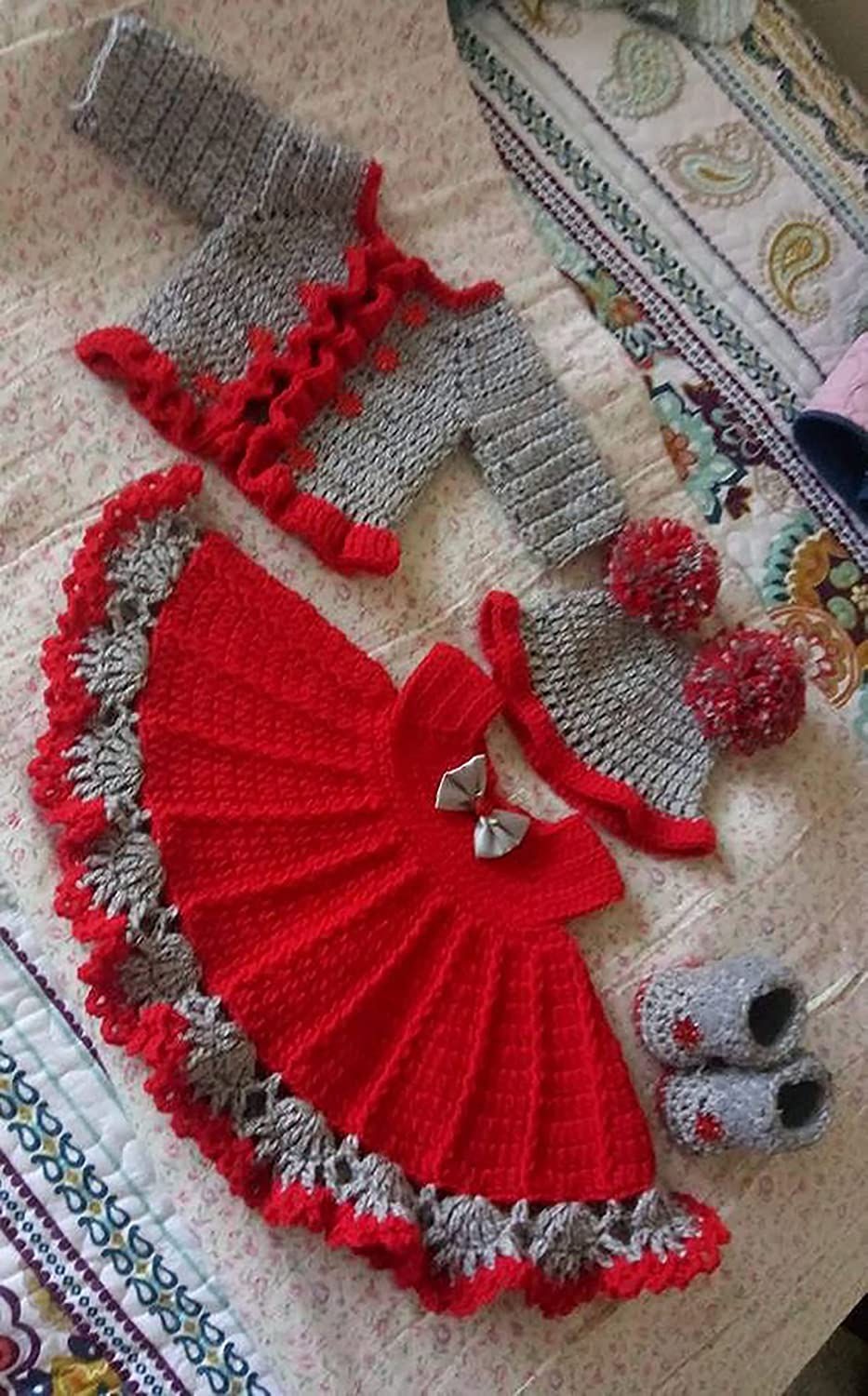 Thumbnail: Red Acrylic Wool Baby Soft Wool Ball (Pack of 6)