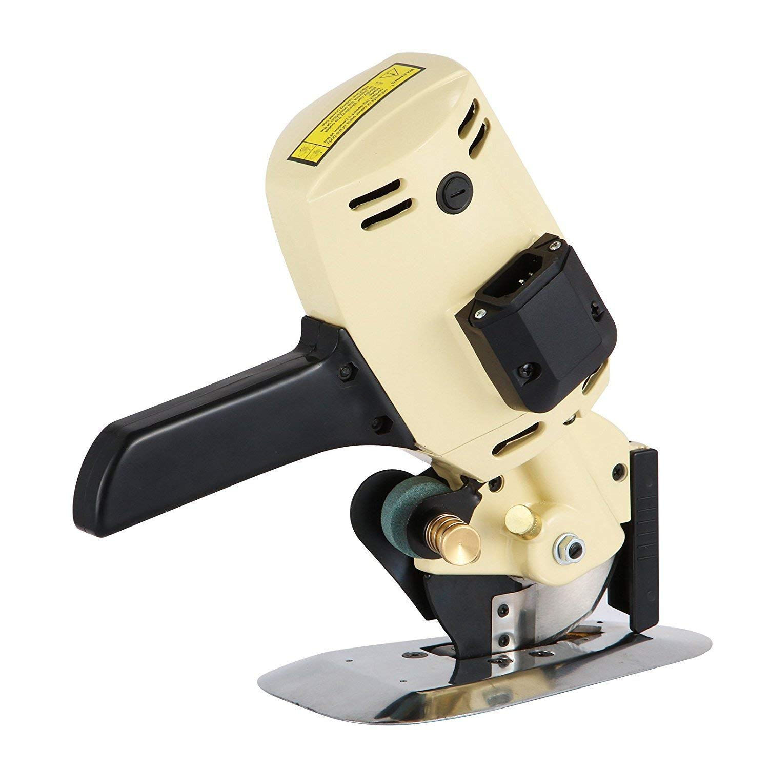 M Fabrics Rotary Fabric 110 mm Cloth Cutting Rotary Cutter Machine 220V white background