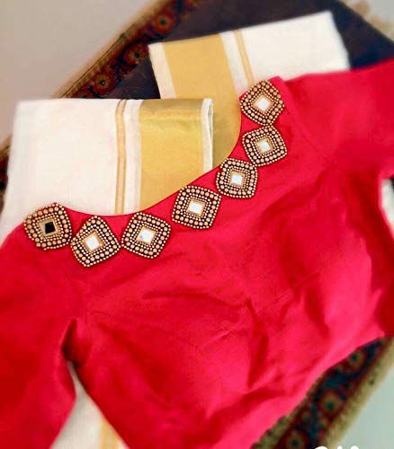 Thumbnail: Silver Metal And Plastic Mirror for Embroidery Works (Pack of 125)