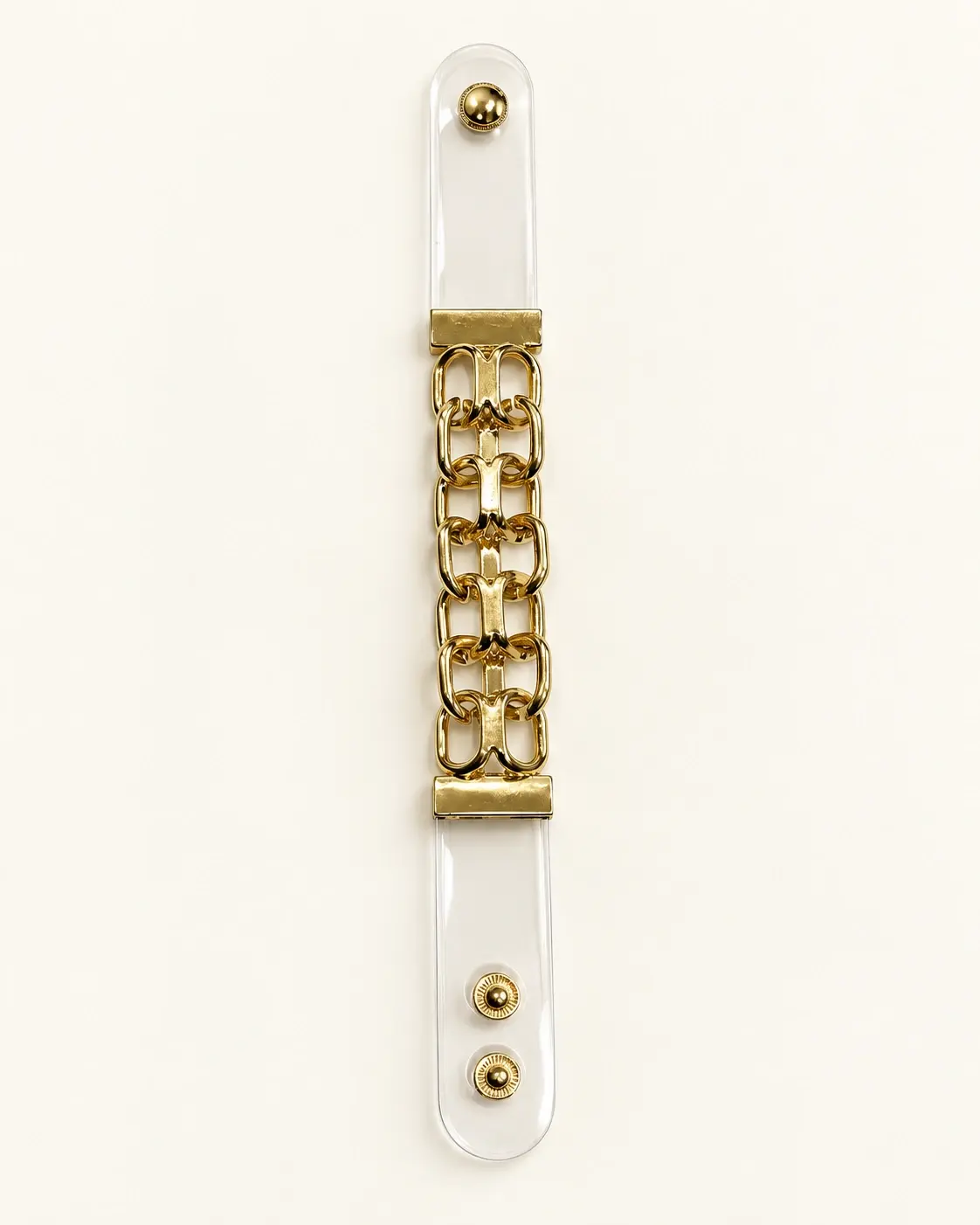 Clear Link Statement Bracelet | I234