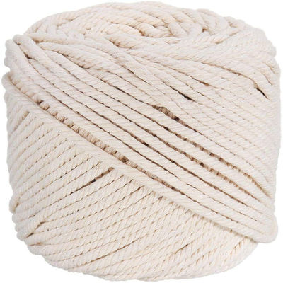 Off White Cotton Twisted Macrame Cord (Pack of 2 Spools)